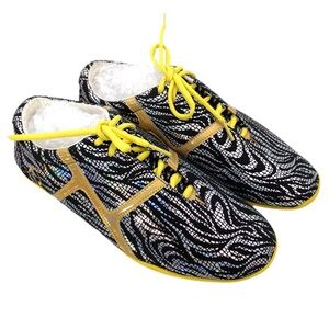 NUO Zebra Metalic Karate Martial Arts Training Wushu Sneaker Shoes